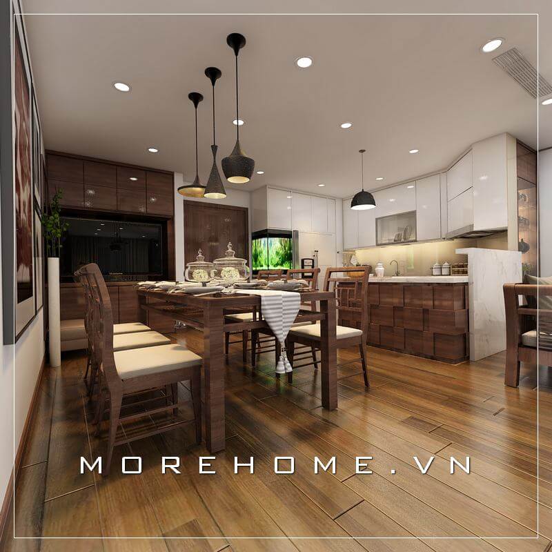 Bàn ăn biệt thự sang trọng, cao cấp và tiện nghi